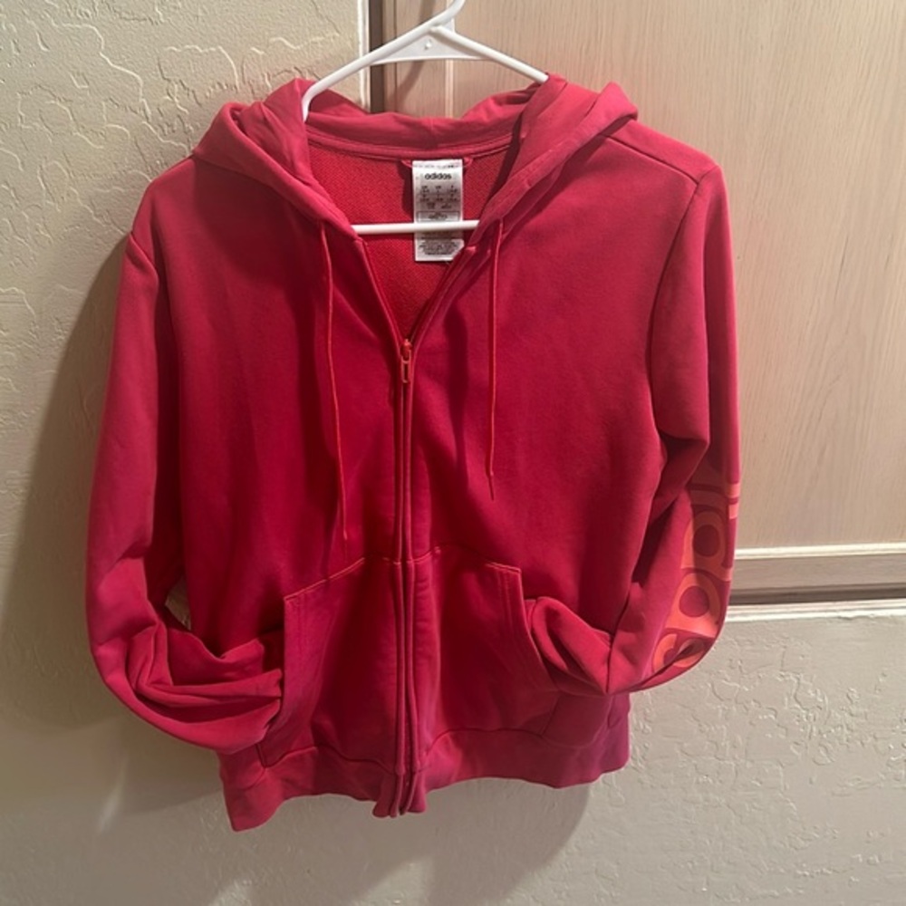 Adidas light weight zip up!
